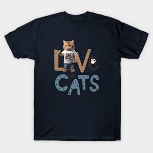 "Pawsitively perfect Cat Lover Tee T-Shirt